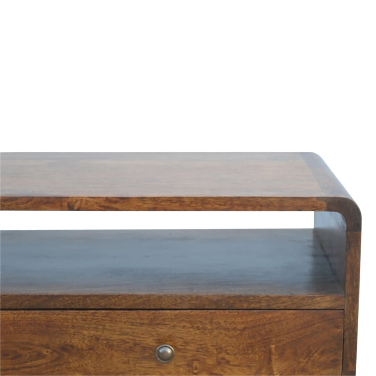 Curved Chestnut Console Table - Console tables, photo 6 of 10