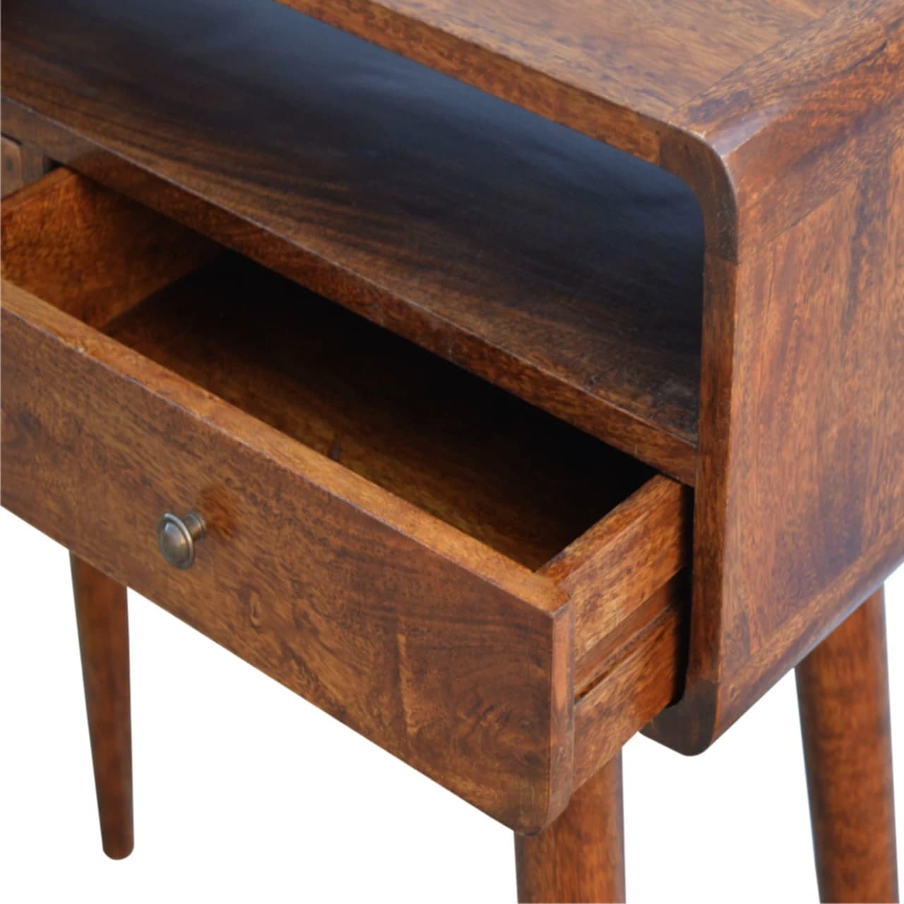 Curved Chestnut Console Table - Console tables, photo 7 of 10