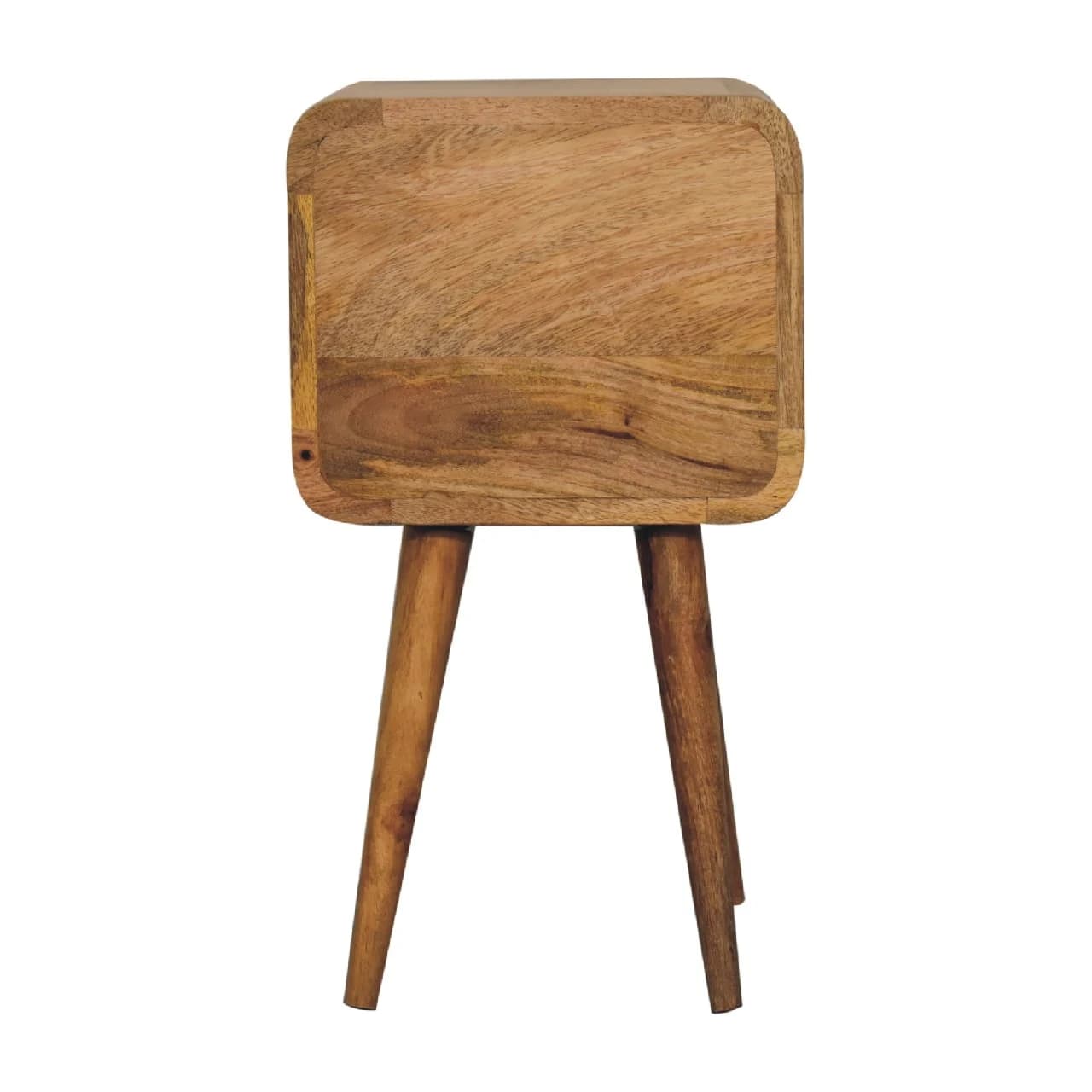 Mini Oak-ish Curved Bedside - Bedside tables, photo 8 of 8