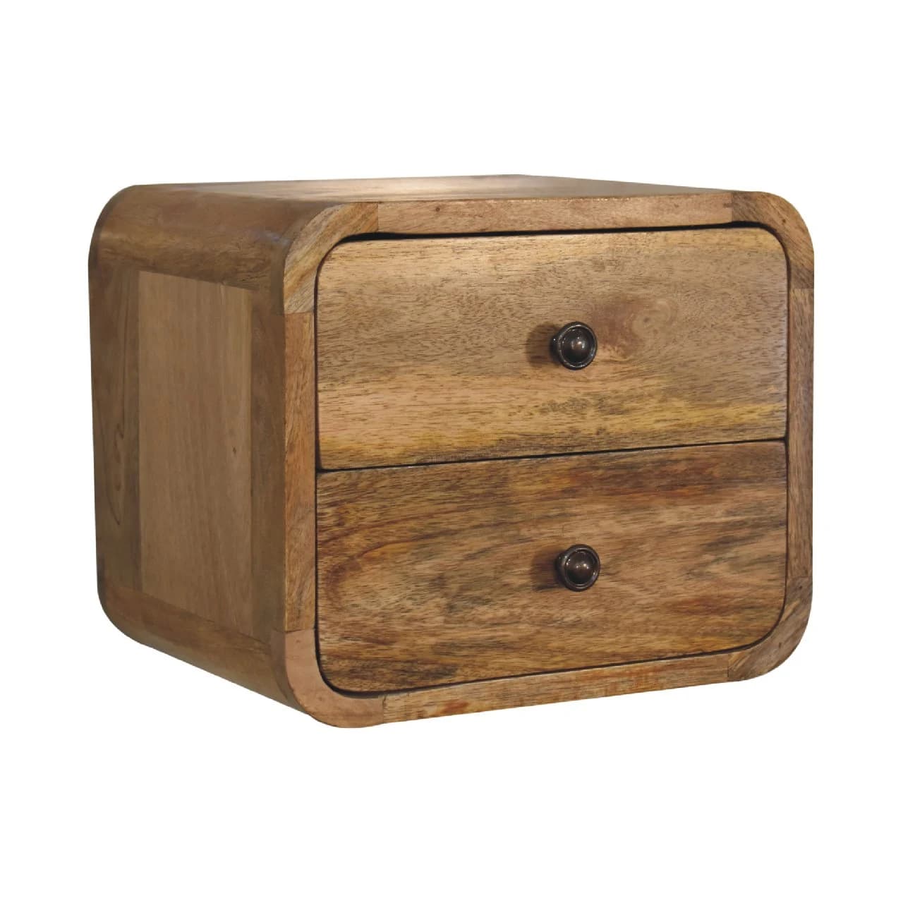 Mini Curve Oak-ish Floating Bedside - Bedside tables, photo 2 of 9