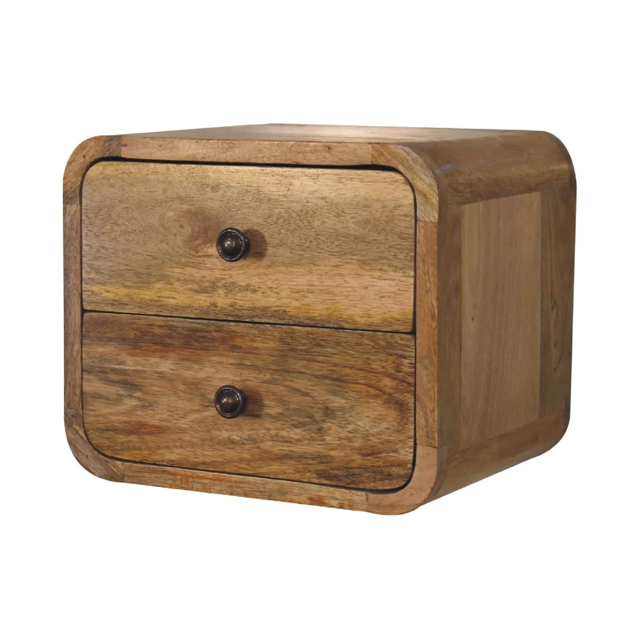 Mini Curve Oak-ish Floating Bedside - Bedside tables, photo 3 of 9