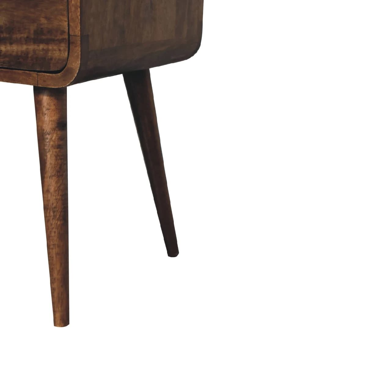 Mini Grey Wash Curve Open Bedside - Bedside tables, photo 6 of 8