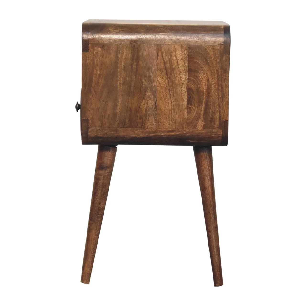 Mini Grey Wash Curve Open Bedside - Bedside tables, photo 7 of 8