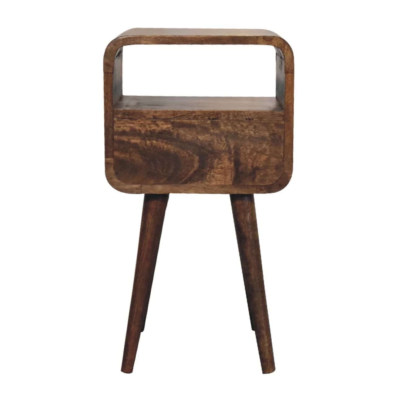 Mini Grey Wash Curve Open Bedside - Bedside tables, photo 8 of 8