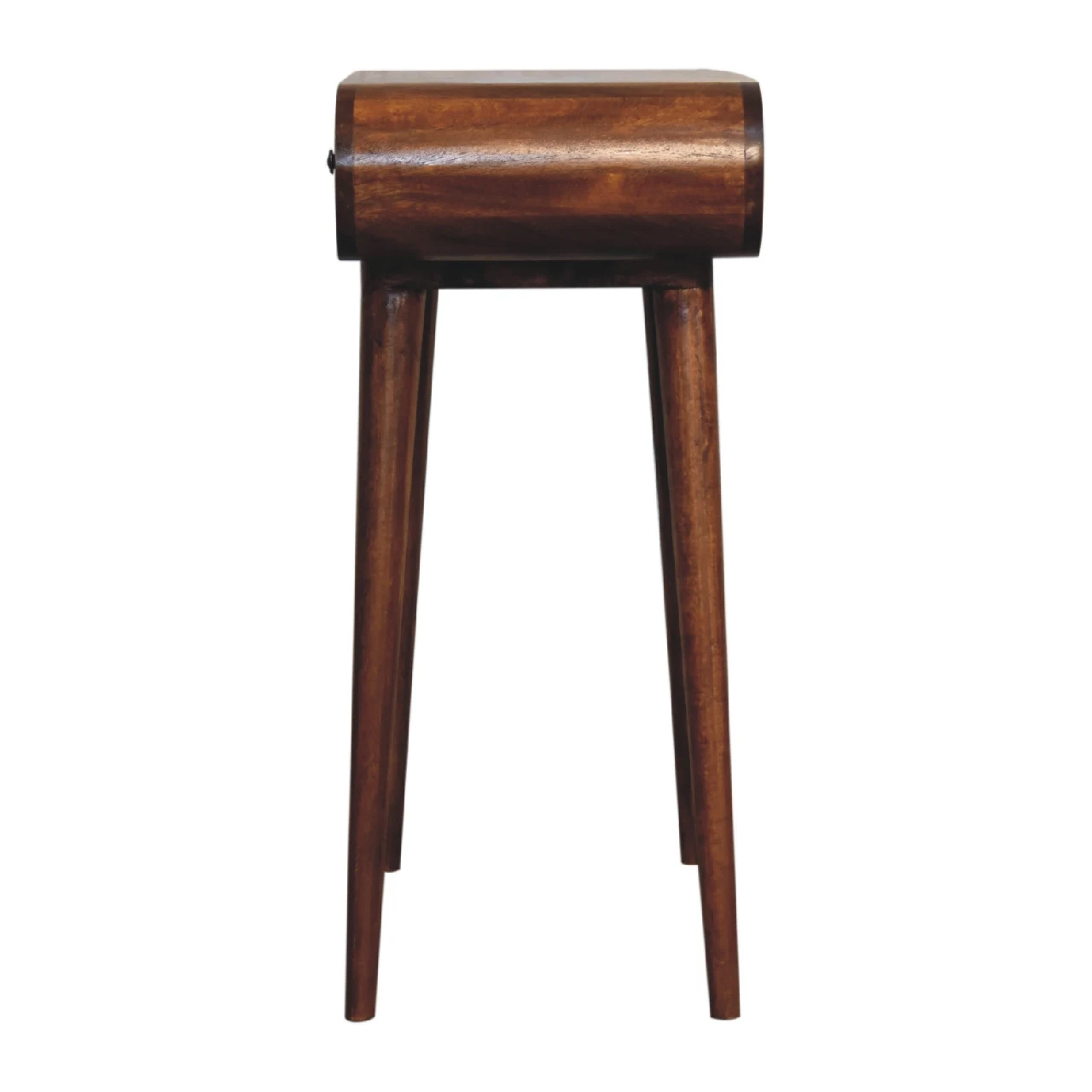 Mini Round Chestnut Fold Vanity - Tables, photo 9 of 10
