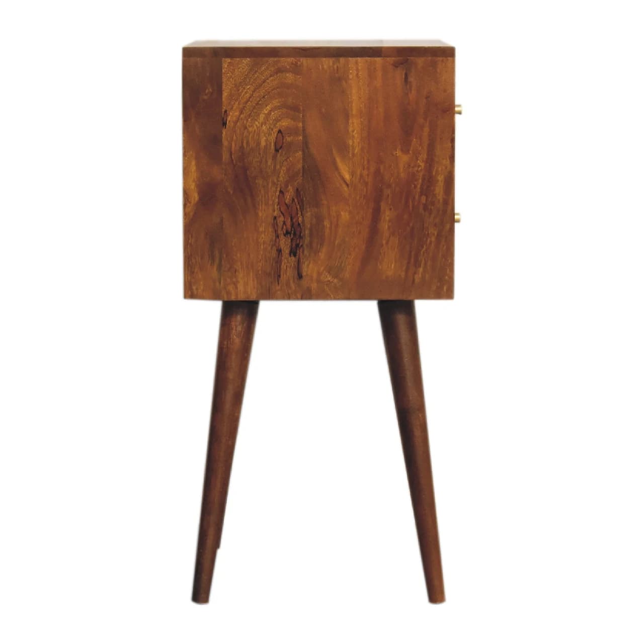 Mini Chestnut Cube 2 Drawer Bedside - Bedside tables, photo 9 of 9