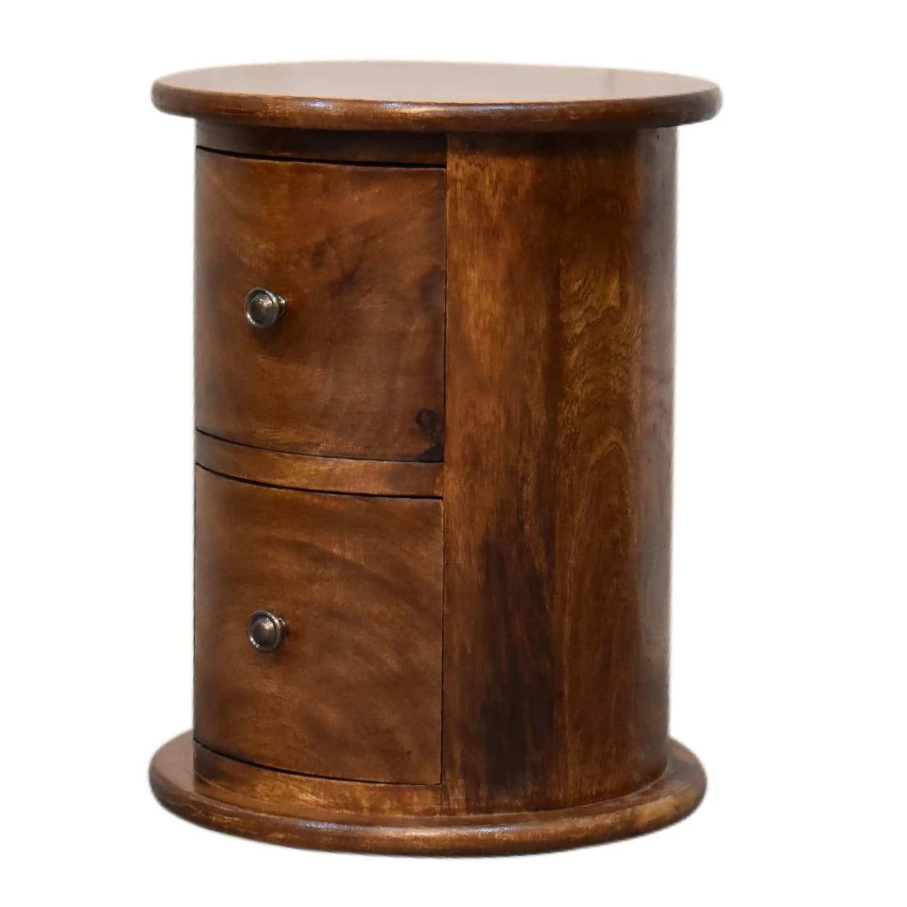 Mini Chestnut 2 Drawer Drum Chest - Chests of drawers, photo 3 of 9