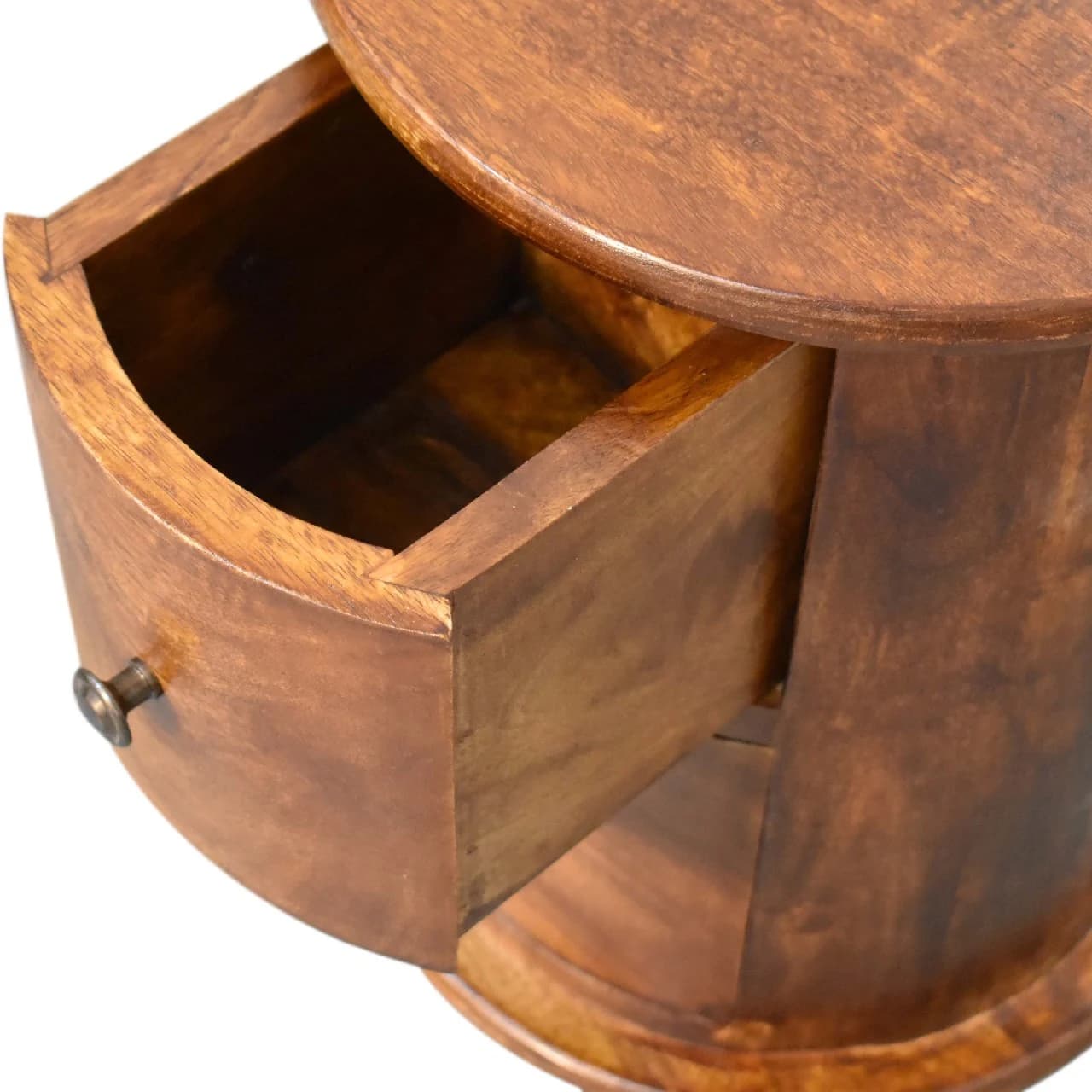 Mini Chestnut 2 Drawer Drum Chest - Chests of drawers, photo 6 of 9