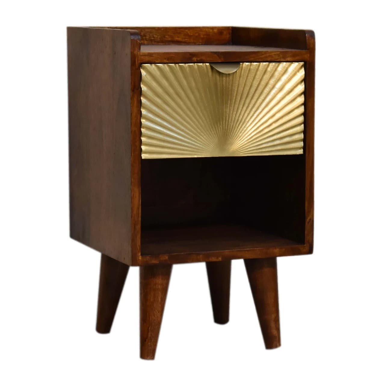 Mini Manila Gold 1 Drawer Bedside - Bedside tables, photo 2 of 9