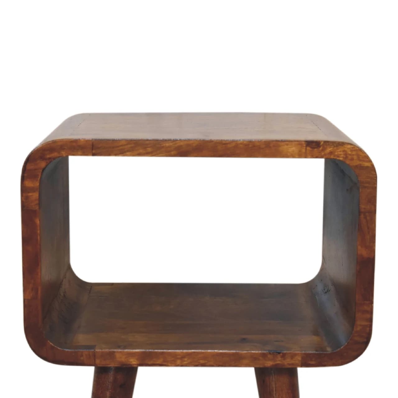 Mini Chestnut Curved Open Bedside - Bedside tables, photo 4 of 8
