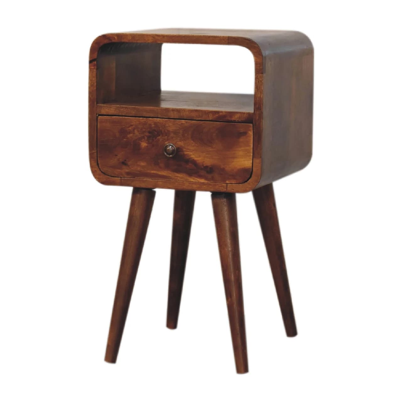 Mini Chestnut Curve Open Bedside - Bedside tables, photo 3 of 9
