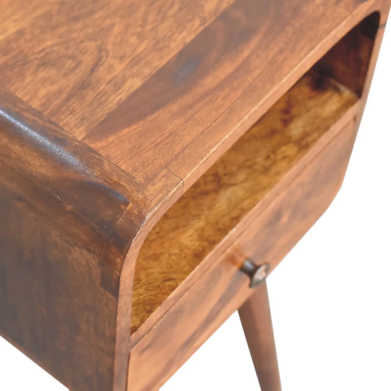 Mini Chestnut Curve Open Bedside - Bedside tables, photo 4 of 9