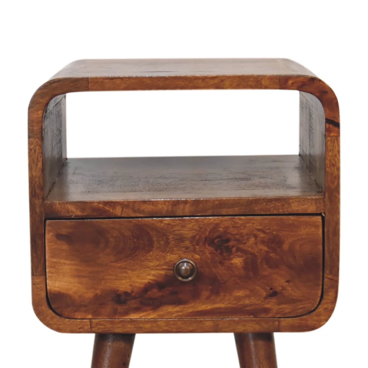 Mini Chestnut Curve Open Bedside - Bedside tables, photo 5 of 9