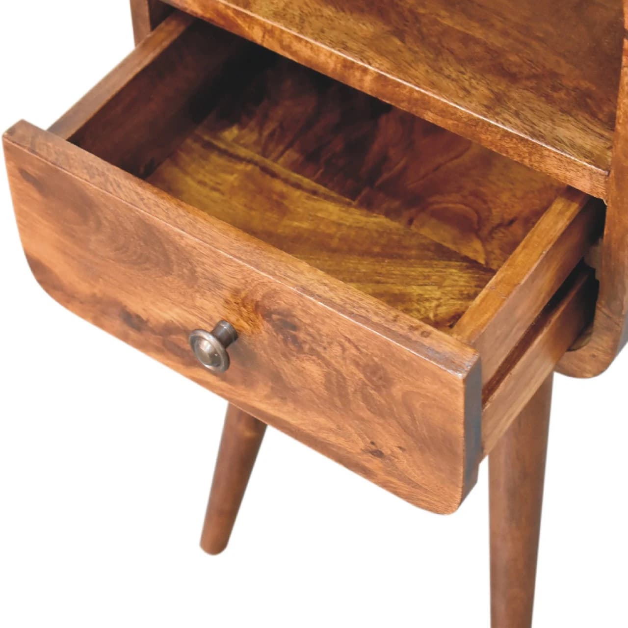 Mini Chestnut Curve Open Bedside - Bedside tables, photo 6 of 9