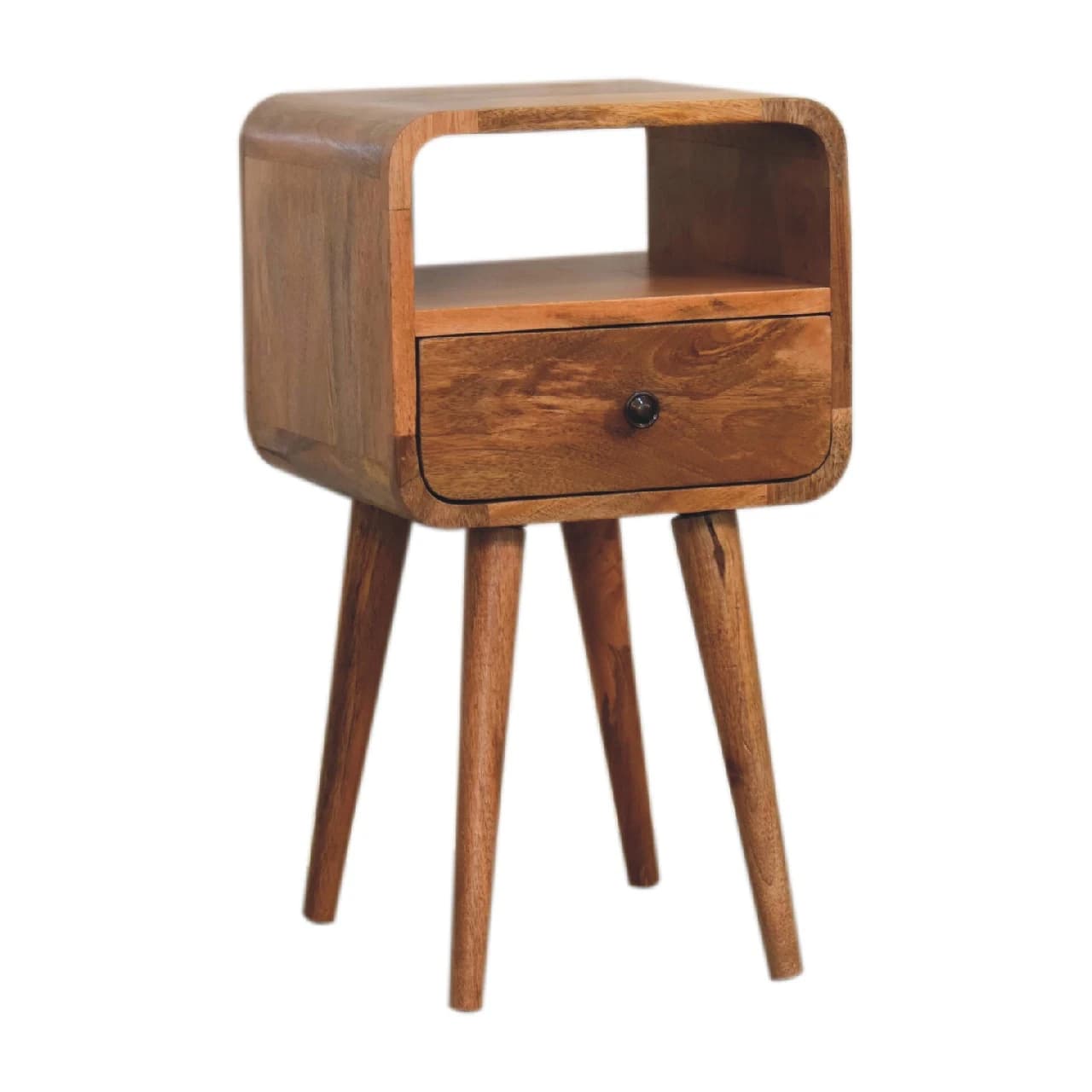 Mini Oakish Curve Open Bedside - Bedside tables, photo 2 of 9