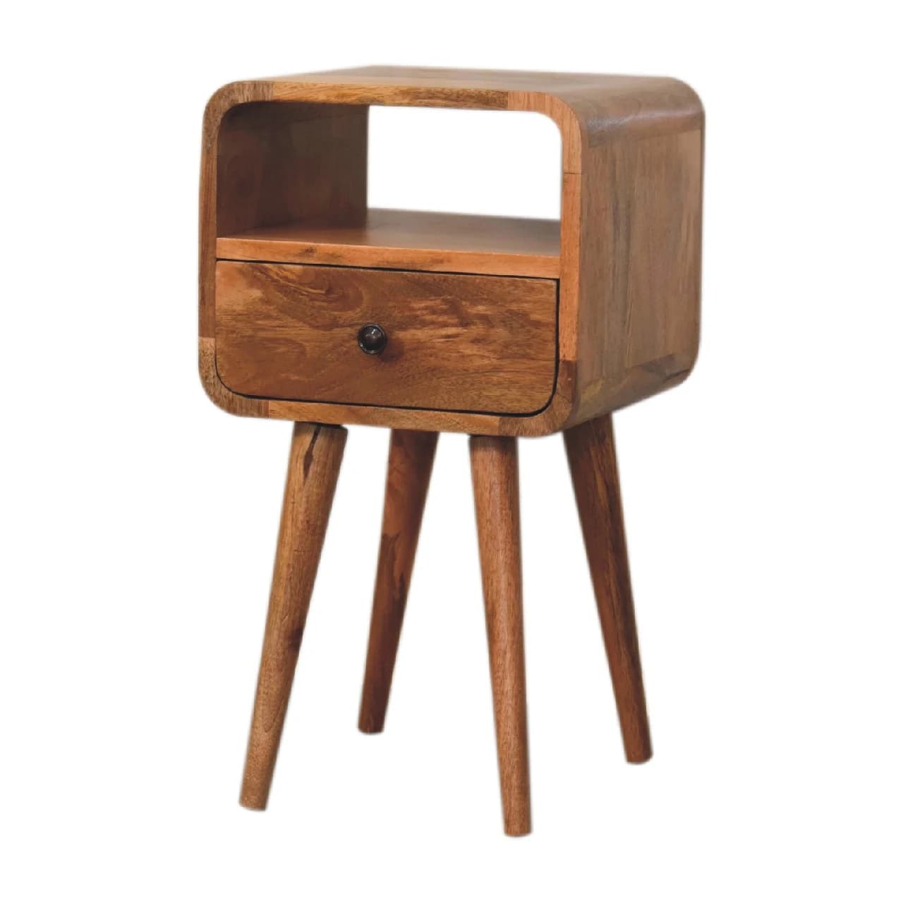 Mini Oakish Curve Open Bedside - Bedside tables, photo 3 of 9