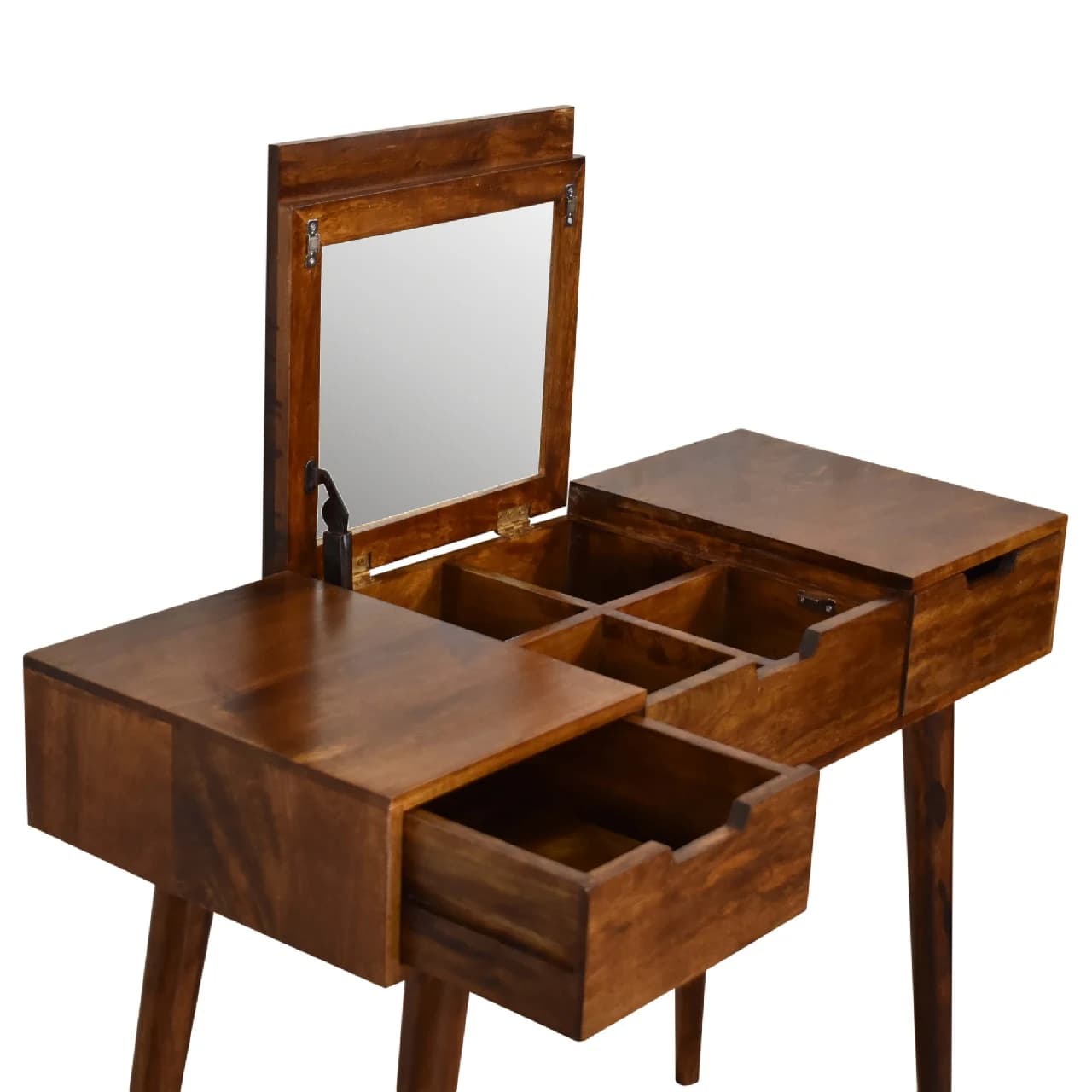 Chestnut Foldable Mirror Table - Tables, photo 4 of 9