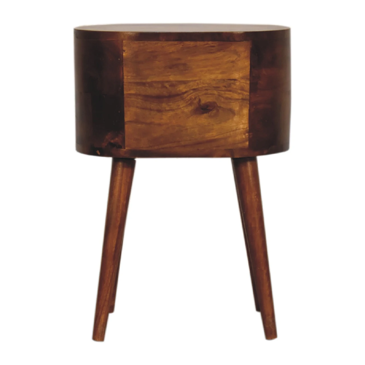 Mini Chestnut Rounded Bedside Table - Bedside tables, photo 10 of 10