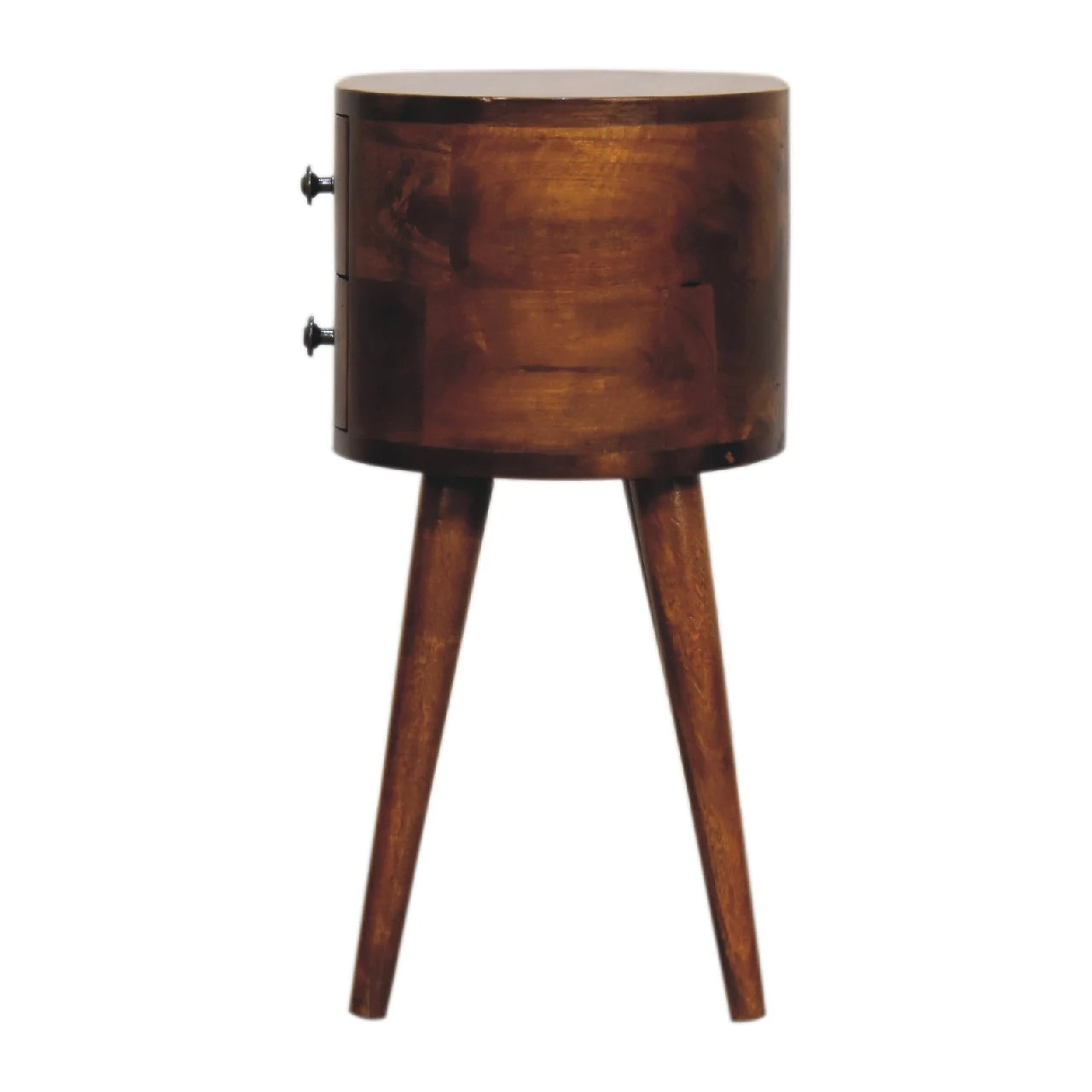 Mini Chestnut Rounded Bedside Table - Bedside tables, photo 9 of 10