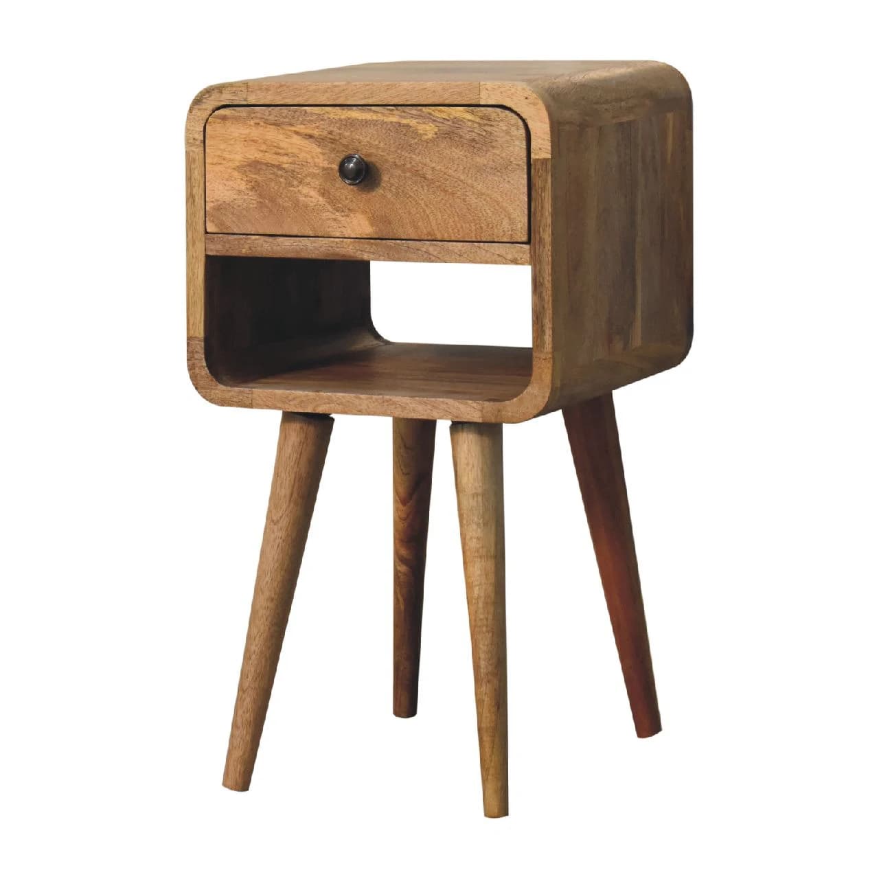 Mini Oak-ish Curve Lower Bedside - Bedside tables, photo 2 of 9