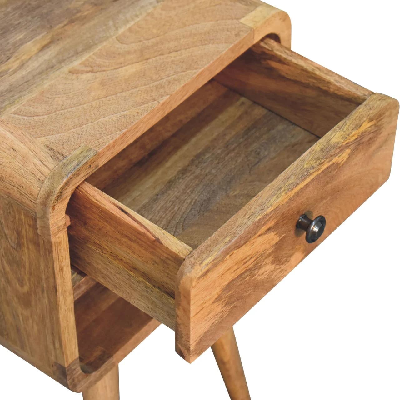 Mini Oak-ish Curve Lower Bedside - Bedside tables, photo 5 of 9