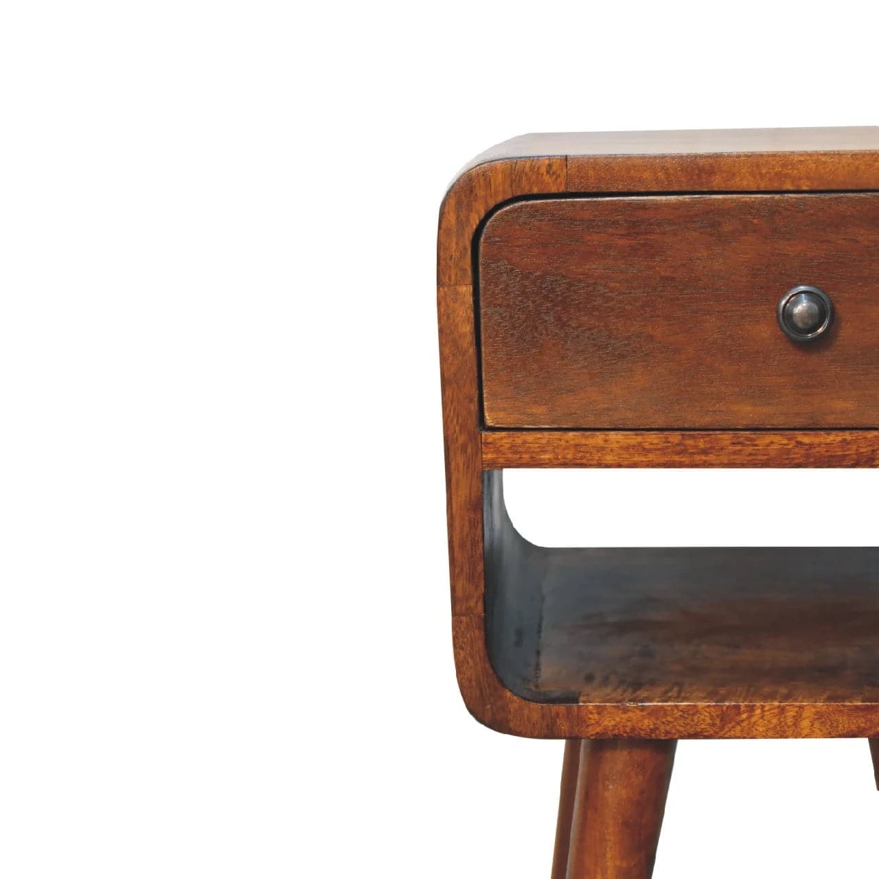 Mini Chestnut Curve Lower Bedside - Bedside tables, photo 4 of 9