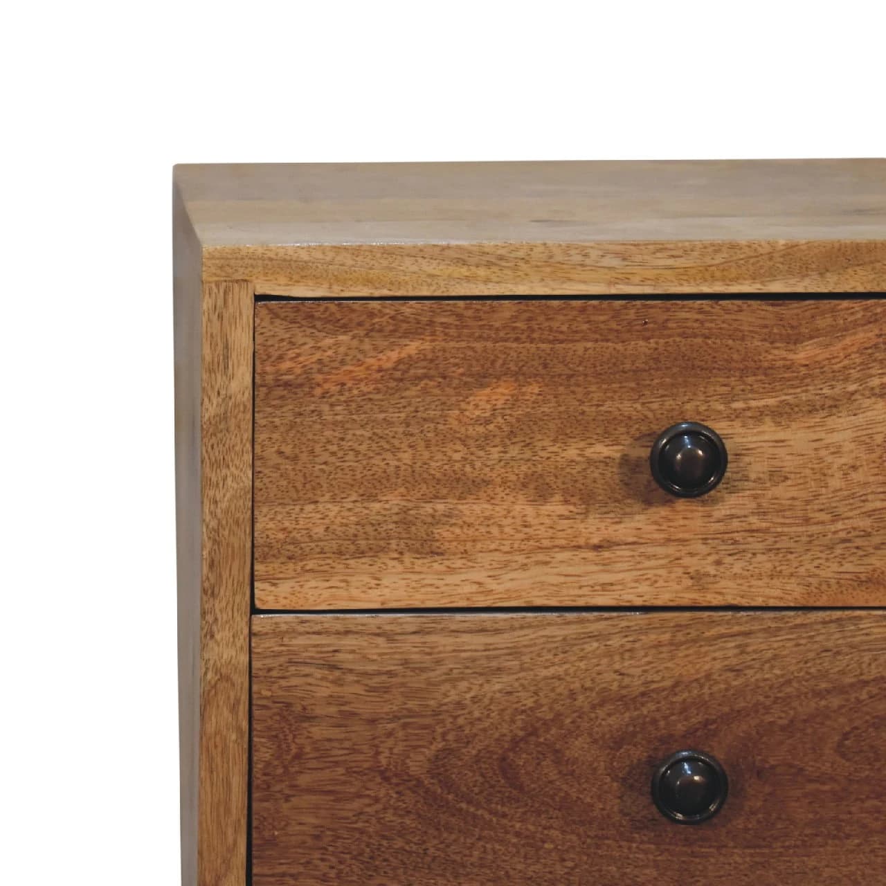 Mini 2 Drawer Oak-ish Bedside - Bedside tables, photo 4 of 9