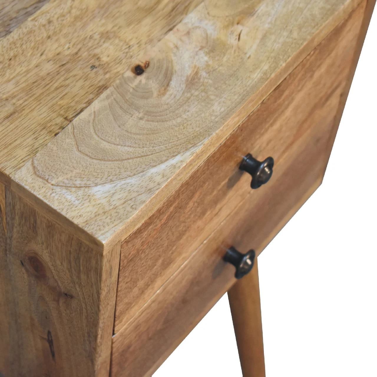 Mini 2 Drawer Oak-ish Bedside - Bedside tables, photo 5 of 9