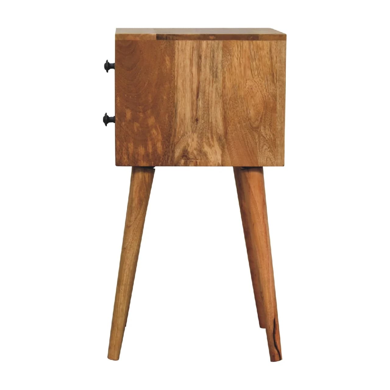 Mini 2 Drawer Oak-ish Bedside - Bedside tables, photo 8 of 9