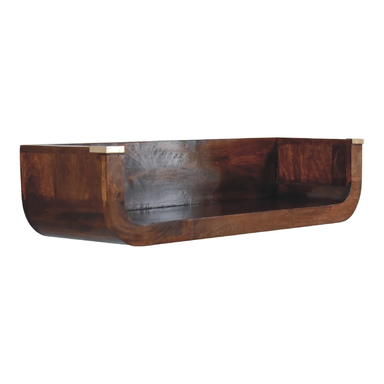 Indira Chestnut Floating Console - Console tables, photo 2 of 9