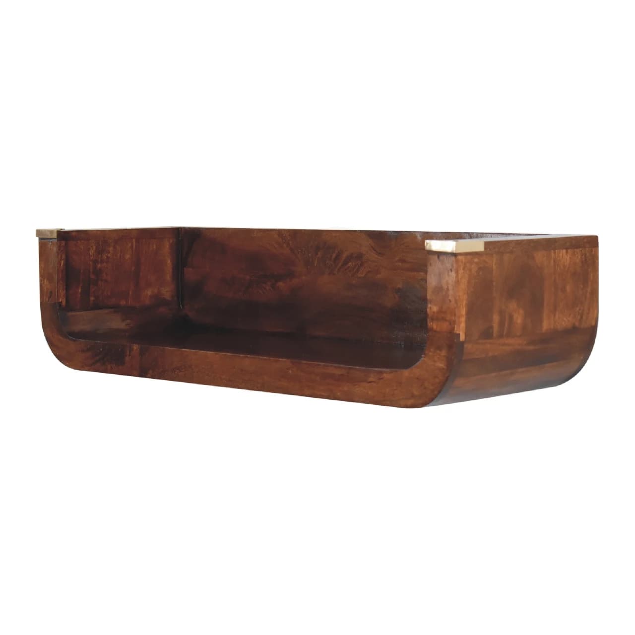 Indira Chestnut Floating Console - Console tables, photo 3 of 9