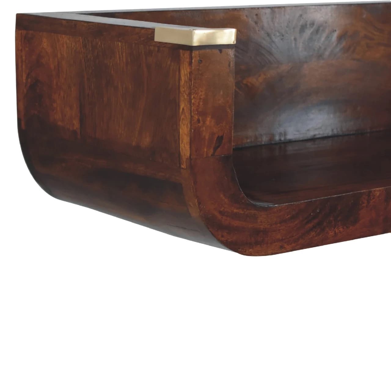Indira Chestnut Floating Console - Console tables, photo 5 of 9
