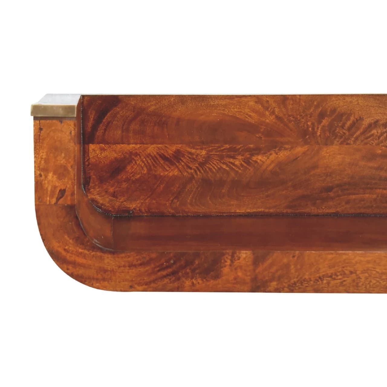 Indira Chestnut Floating Console - Console tables, photo 6 of 9