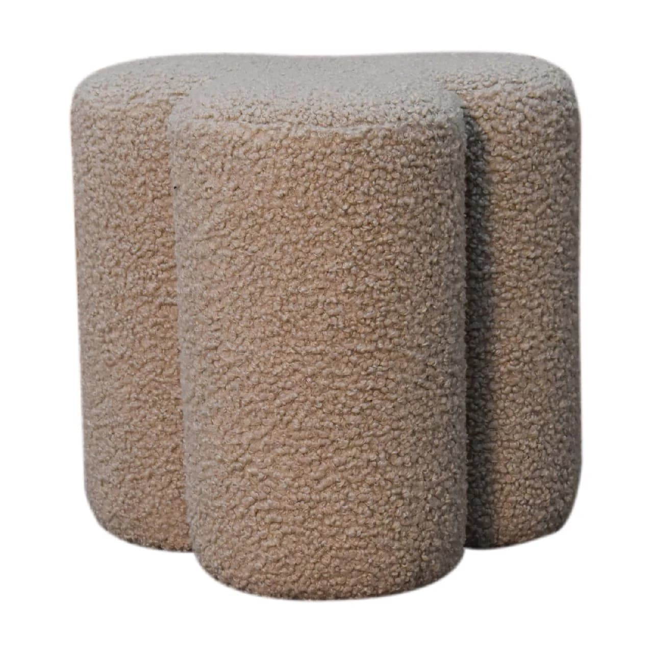 Mud Boucle Clover Footstool - Footstools & ottomans, photo 2 of 8