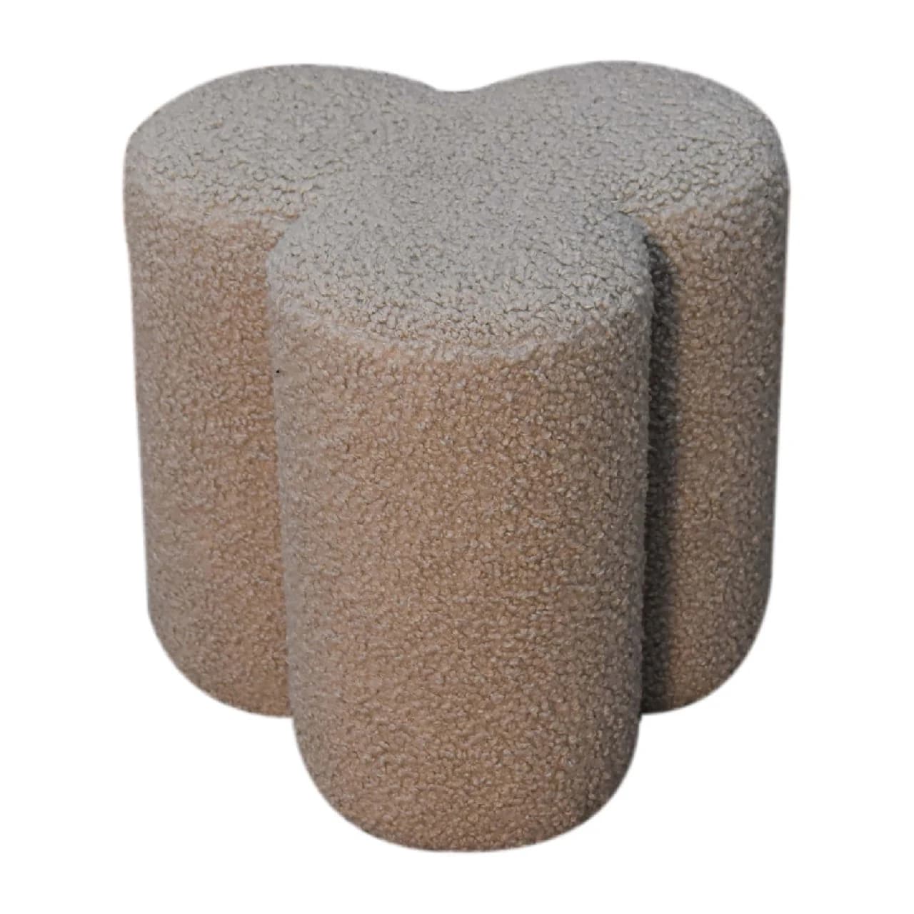 Mud Boucle Clover Footstool - Footstools & ottomans, photo 3 of 8