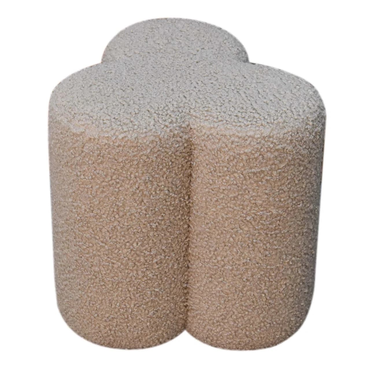 Mud Boucle Clover Footstool - Footstools & ottomans, photo 4 of 8
