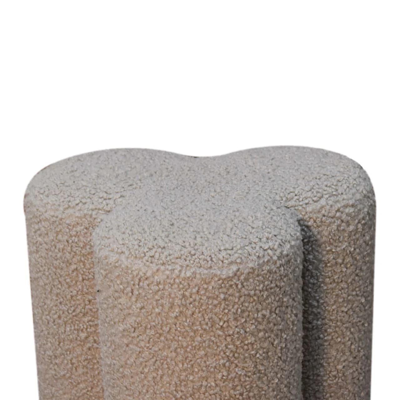 Mud Boucle Clover Footstool - Footstools & ottomans, photo 5 of 8