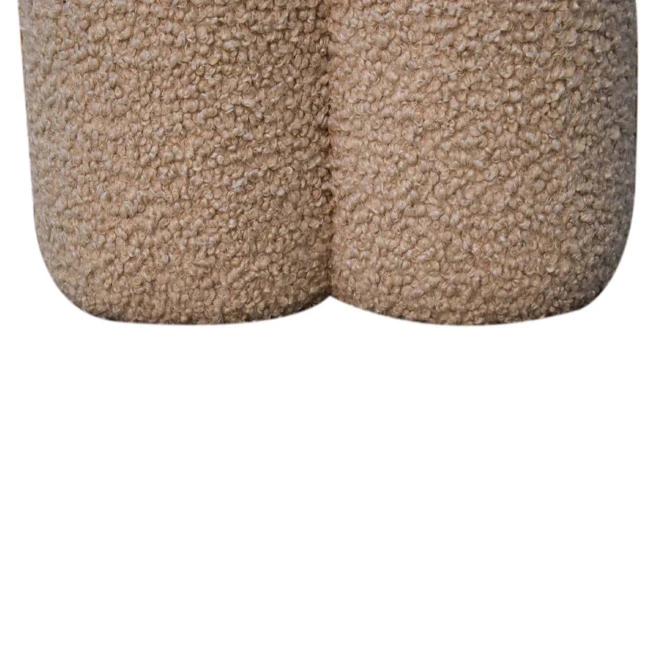 Mud Boucle Clover Footstool - Footstools & ottomans, photo 7 of 8