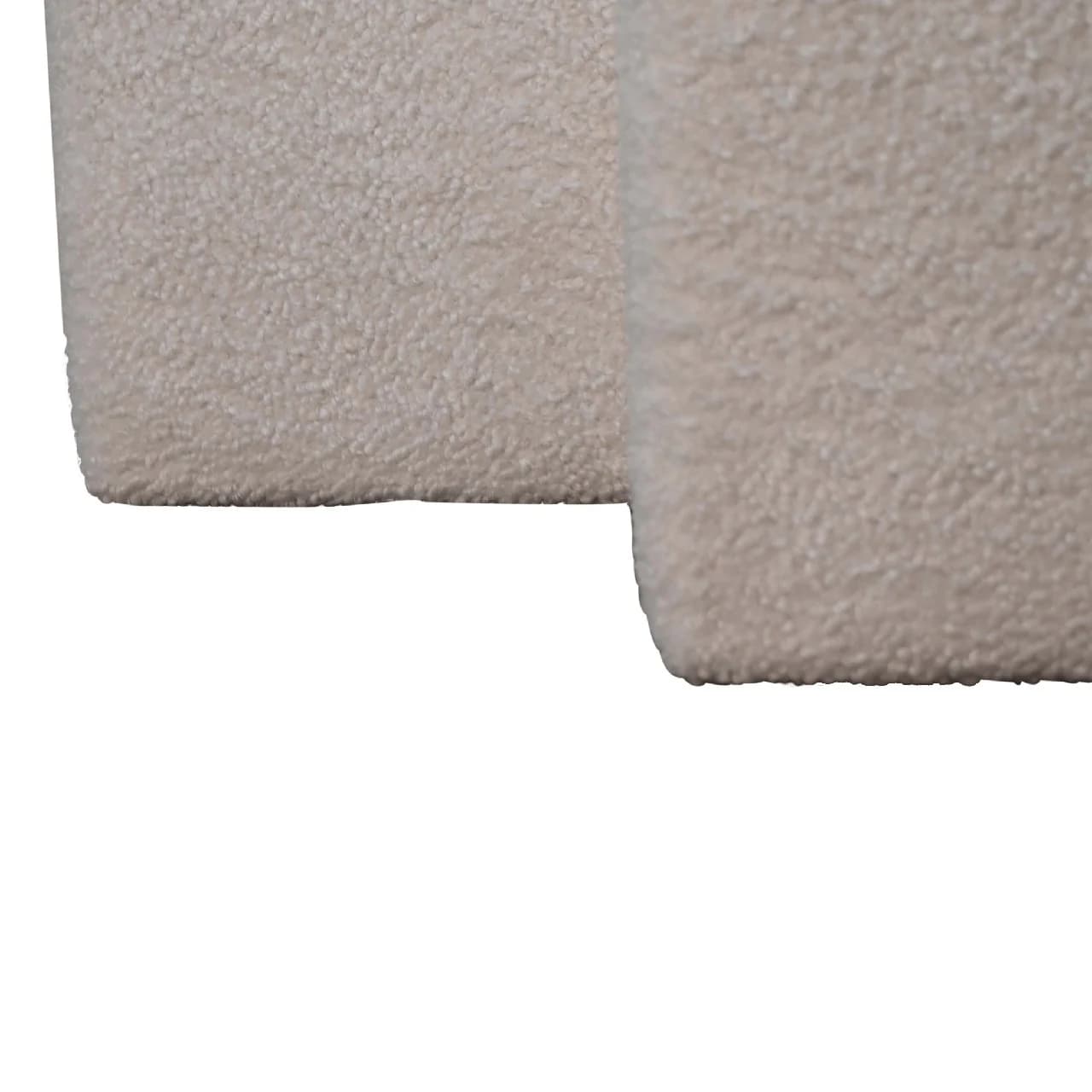 White Boucle Twin Footstool - Footstools & ottomans, photo 7 of 9