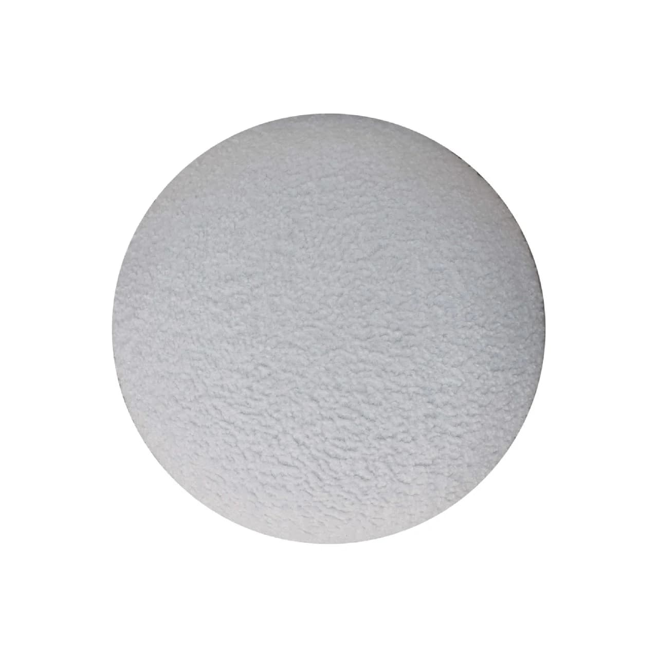 White Boucle Mushroom Footstool - Footstools & ottomans, photo 5 of 6