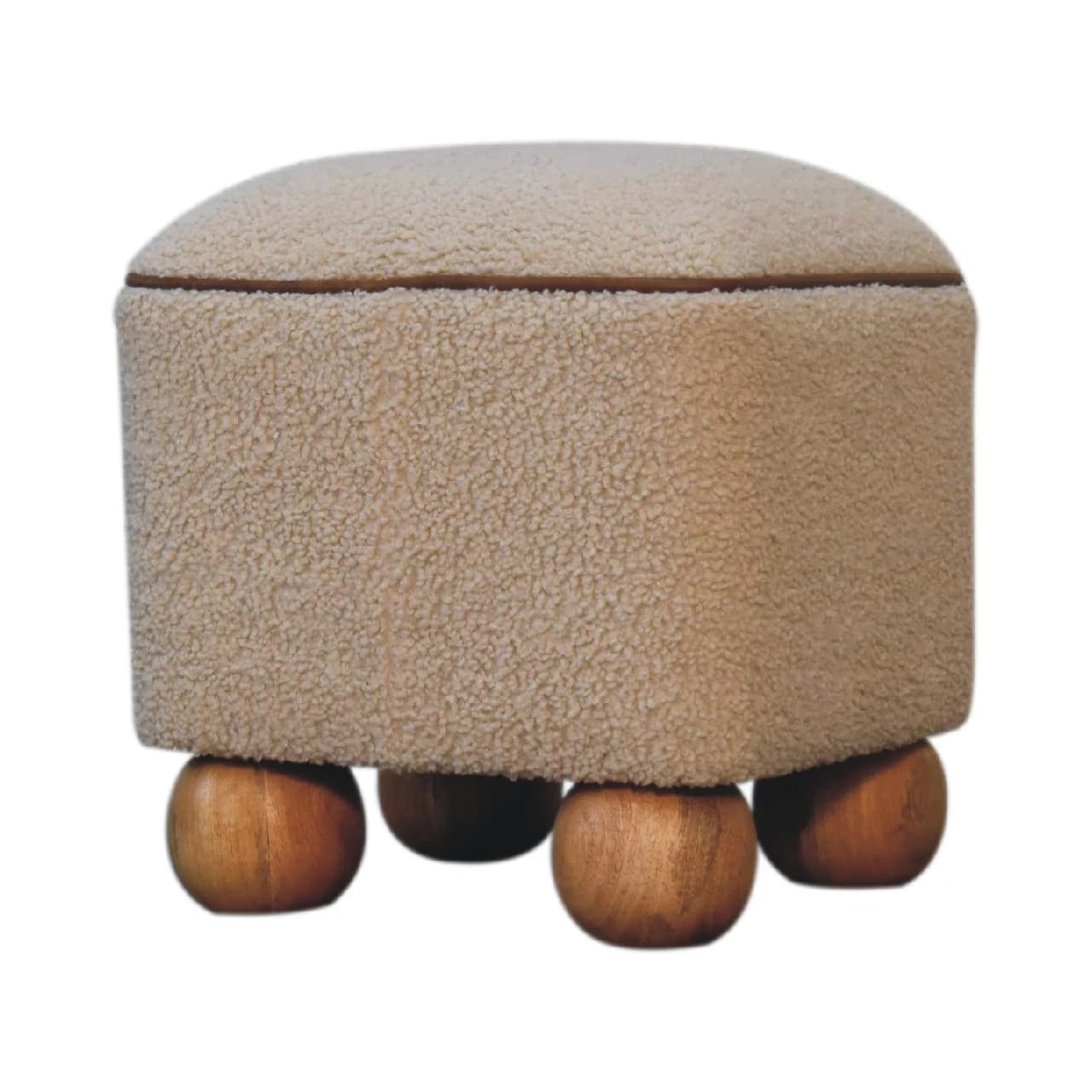 Serenity Footstool with Ball Feet - Footstools & ottomans, photo 3 of 9