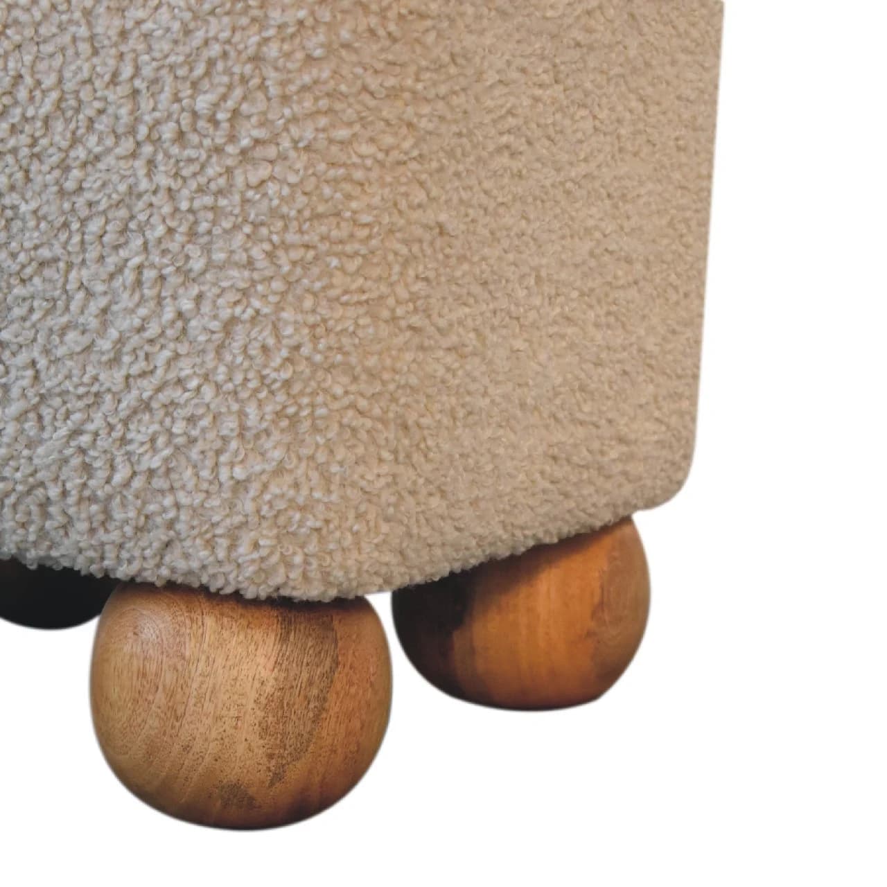 Serenity Footstool with Ball Feet - Footstools & ottomans, photo 7 of 9