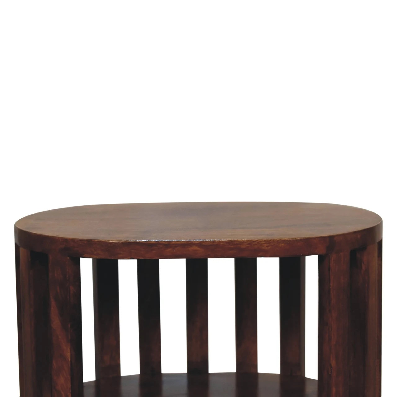 Ariella Double Shelf Chestnut Bedside - Bedside tables, photo 5 of 9