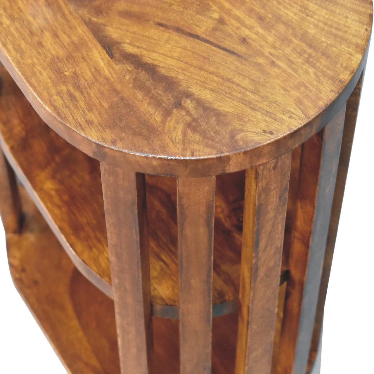 Ariella Double Shelf Chestnut Bedside - Bedside tables, photo 6 of 9