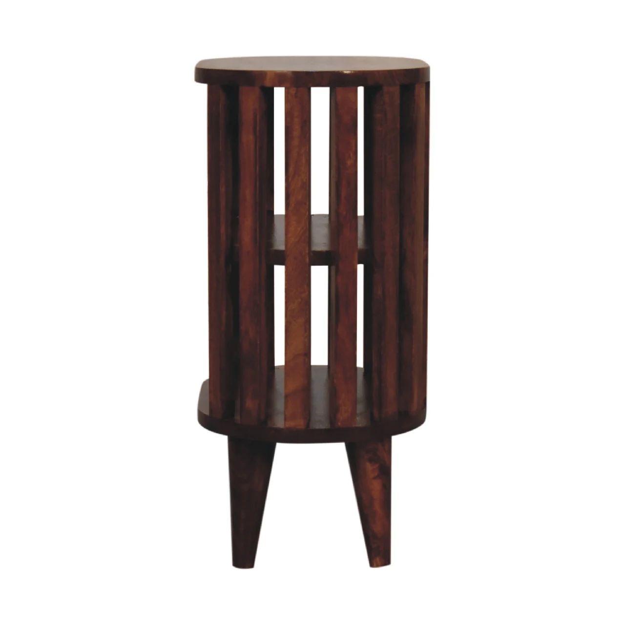 Ariella Double Shelf Chestnut Bedside - Bedside tables, photo 8 of 9