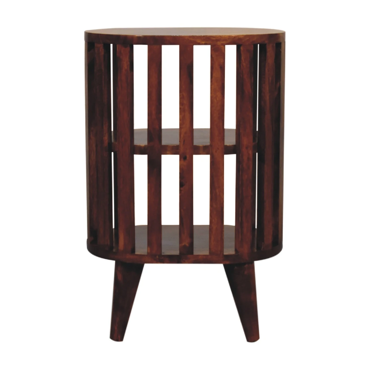 Ariella Double Shelf Chestnut Bedside - Bedside tables, photo 9 of 9