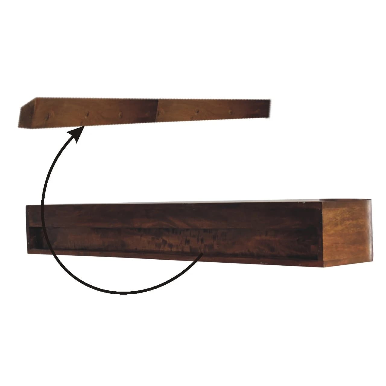 Lunar 2 Drawer Wall Mounted Console - Console tables, photo 10 of 10