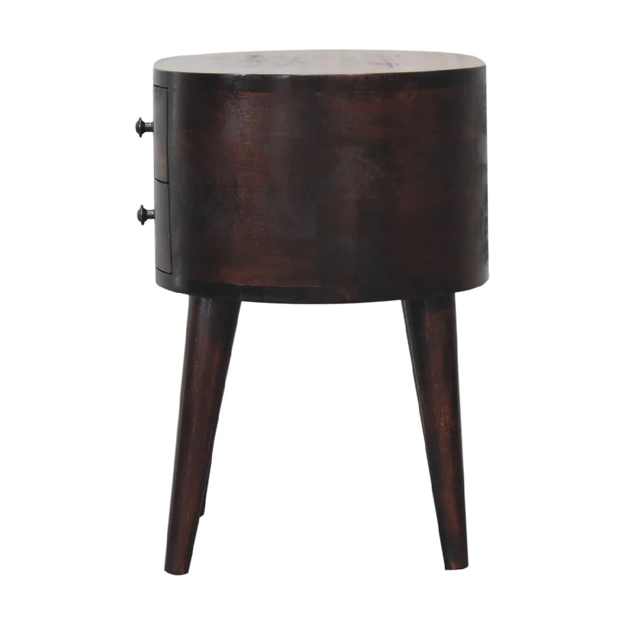 Walnut Rounded Bedside Table - Bedside tables, photo 8 of 9