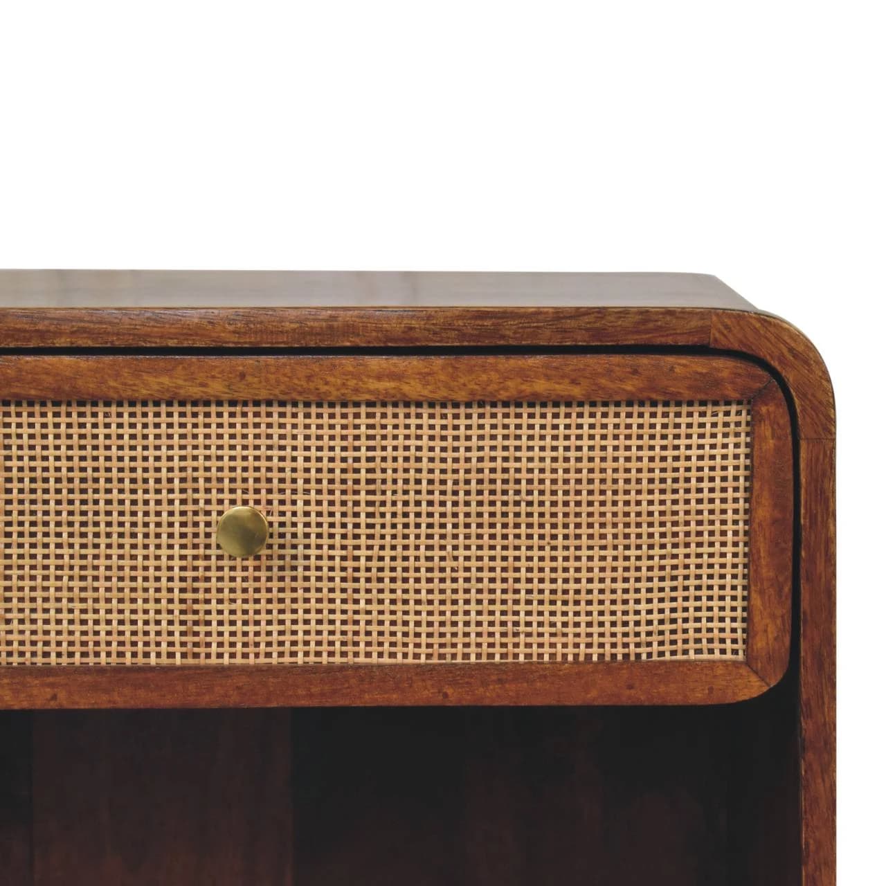 Chestnut Open Woven Bedside - Bedside tables, photo 4 of 9