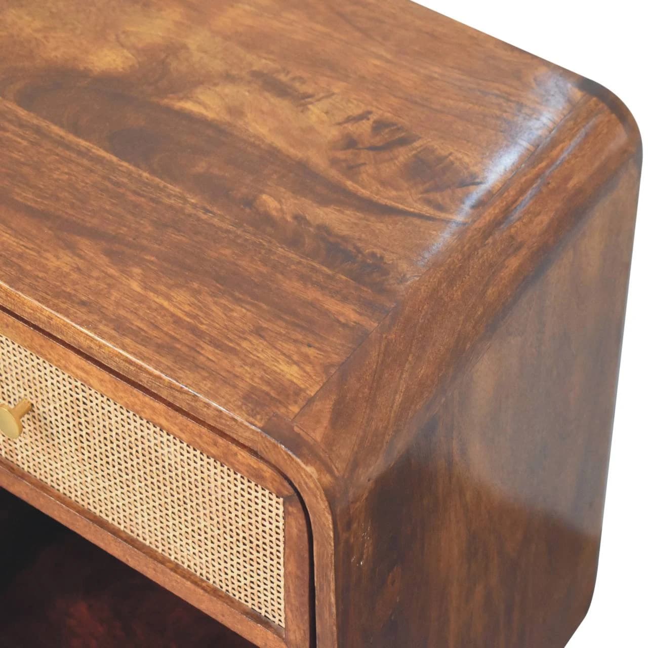Chestnut Open Woven Bedside - Bedside tables, photo 5 of 9